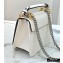 Fendi Leather Kan I F Mini Bag White