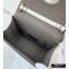Fendi Leather Kan I F Mini Bag White