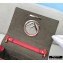 Fendi Leather Kan I F Mini Bag Red/FF Embossed