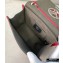 Fendi Leather Kan I F Mini Bag Red/FF Embossed