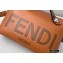 Fendi Heat-stamped FENDI ROMA By The Way Mini Boston Bag Brown 2020