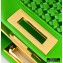 Fendi Leather Peekaboo Iconic Medium Interlace Bag Green 2020