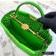 Fendi Leather Peekaboo Iconic Medium Interlace Bag Green 2020