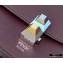 Fendi Leather Kan I Mini Bag Burgundy