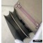 Fendi Leather Kan I Mini Bag Burgundy