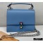 Fendi Leather Kan I Mini Bag Blue