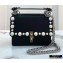Fendi Leather Kan I Mini Bag Pearls Black