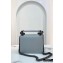 Fendi Leather Kan I Mini Bag Studs Light Gray