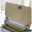 Fendi Leather Kan I Mini Bag Studs Light Gray