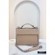 Fendi Leather Kan I Medium Bag Studs Nude