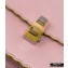 Fendi Leather Kan I Mini Bag Scalloped Edges Pink/Yellow