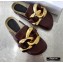 JW Anderson Chain Loafer Mules Burgundy