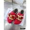 JW Anderson Chain Loafer Mules Red