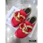 JW Anderson Chain Loafer Mules Red
