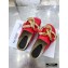 JW Anderson Chain Loafer Mules Red