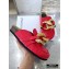 JW Anderson Chain Loafer Mules Red