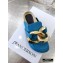 JW Anderson Chain Loafer Mules Blue