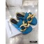 JW Anderson Chain Loafer Mules Blue