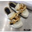 JW Anderson Chain Loafer Mules White
