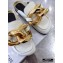 JW Anderson Chain Loafer Mules White