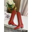Louis Vuitton Heel 5cm Nightfall High Tight Boots Red 2020