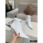 Louis Vuitton Heel 5.5cm Call Back Ankle Boots White 2020