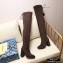 Louis Vuitton Heel 6.5cm Bliss High Tight Boots Suede Coffee 2020