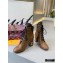Louis Vuitton Heel 6.5cm Bliss Ankle Boots Laces Brown 2020