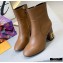 Louis Vuitton Heel 6.5cm Bliss Ankle Boots Brown 2020