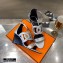 Hermes Heel 7cm Brisbane Sandals Silver