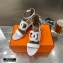 Hermes Heel 7cm Brisbane Sandals White
