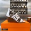 Hermes Heel 7cm Brisbane Sandals White