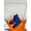 Hermes Saint Honore Ankle Boots in Suede Goatskin Blue