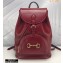 Gucci 1955 Horsebit Backpack Bag 620849 Leather Red 2020