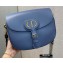 Dior Large Bobby Bag Bag in Box Calfskin Denim Blue 2020