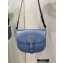 Dior Large Bobby Bag Bag in Box Calfskin Denim Blue 2020