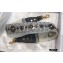 Dior Oblique Embroidery Shoulder Strap with Medallions Gray