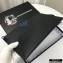 Prada Saffiano Leather Pouch Clutch Bag 2NG05V Black/Blue