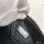 Prada Saffiano Leather Pouch Clutch Bag with Wristlet 2NH009 Gray
