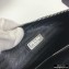 Prada Saffiano Leather Pouch Clutch Bag with Wristlet 2NH009 Black