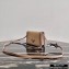 Prada Chain Handle Nylon and Leather Mini Bag 1BP019 Beige 2020