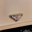 Prada Chain Handle Nylon and Leather Mini Bag 1BP019 Beige 2020