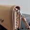 Prada Chain Handle Nylon and Leather Mini Bag 1BP019 Beige 2020