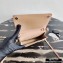 Prada Chain Handle Nylon and Leather Mini Bag 1BP019 Beige 2020
