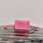 Prada Chain Handle Nylon and Leather Mini Bag 1BP019 Pink 2020
