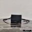 Prada Chain Handle Nylon and Leather Mini Bag 1BP019 Black 2020