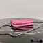 Prada Padded Nylon Mini Bag with Chain Strap 1BP044 Pink 2020