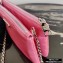 Prada Padded Nylon Mini Bag with Chain Strap 1BP044 Pink 2020