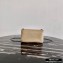 Prada Padded Nylon Mini Bag with Chain Strap 1BP044 Beige 2020