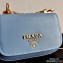 Prada Saffiano Leather Shoulder Bag 1BD275 Sky Blue 2020
